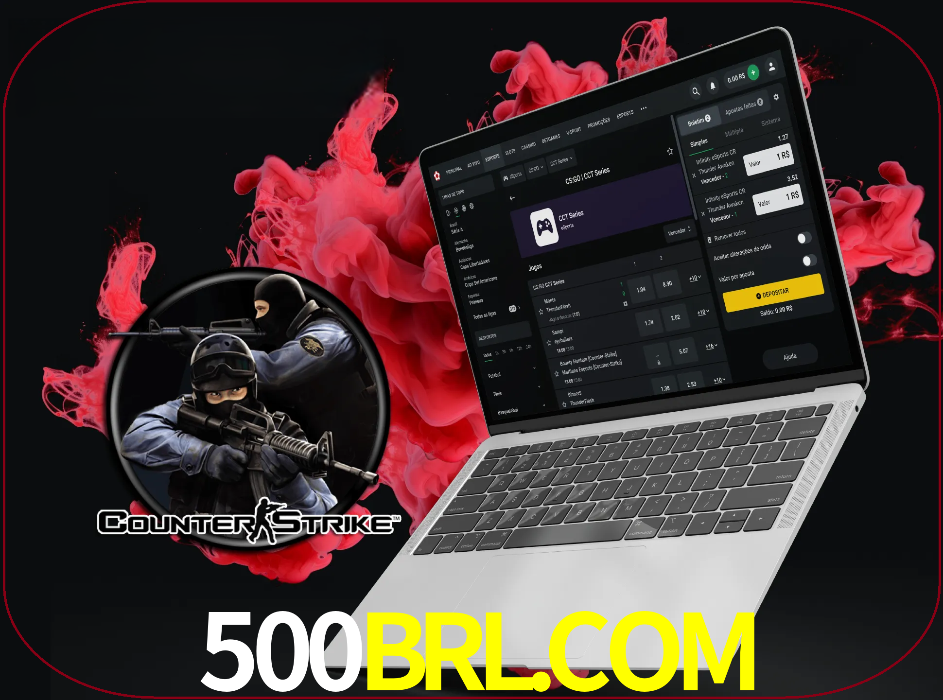 Um grande número de jogos irá agradar aos fãs deste jogo de tiro no sítio Web e na aplicação da empresa 500brl.