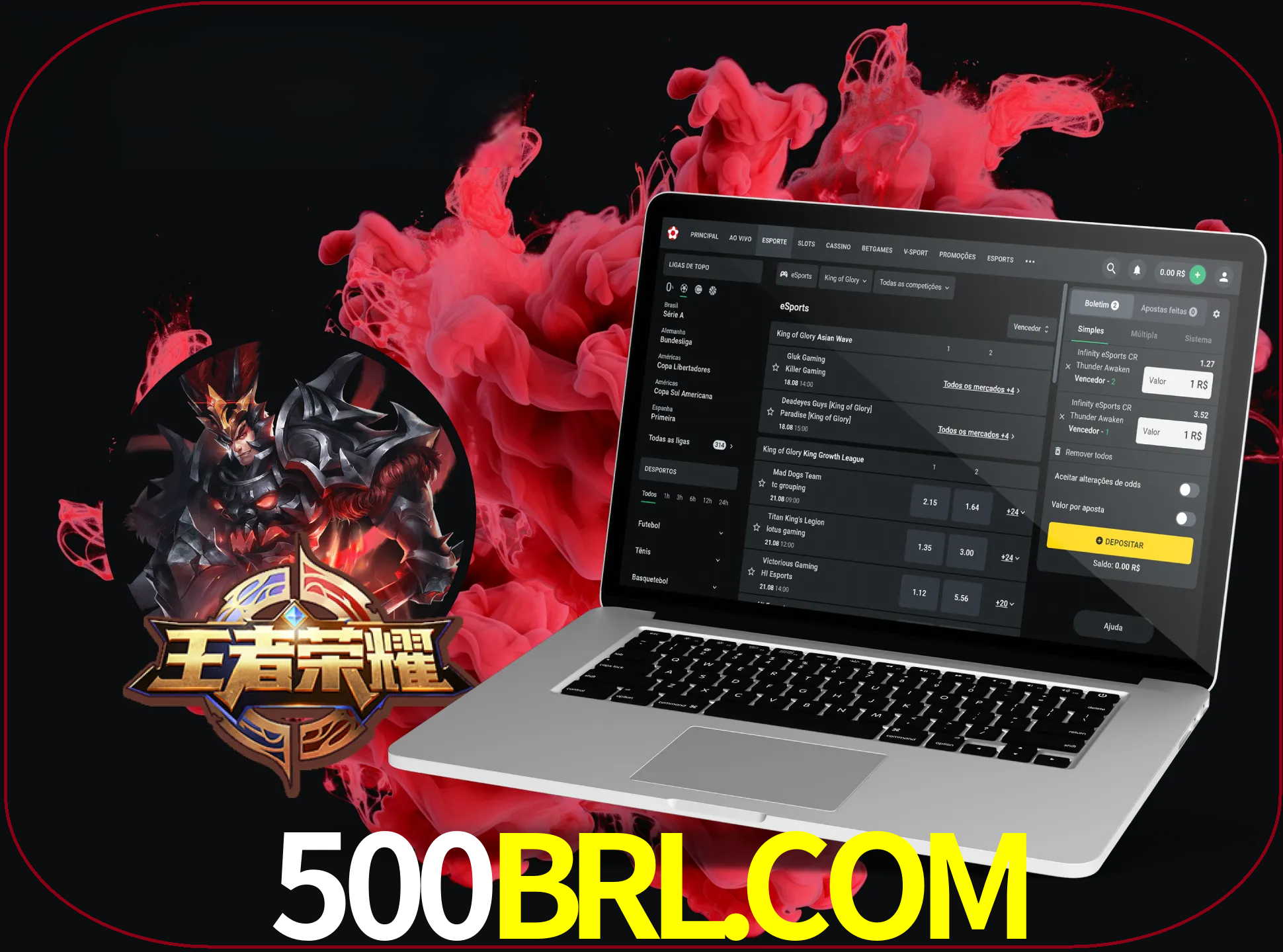 Um jogo global que conquistou os corações dos utilizadores de todo o mundo e que foi desenvolvido na China está disponível no 500brl.