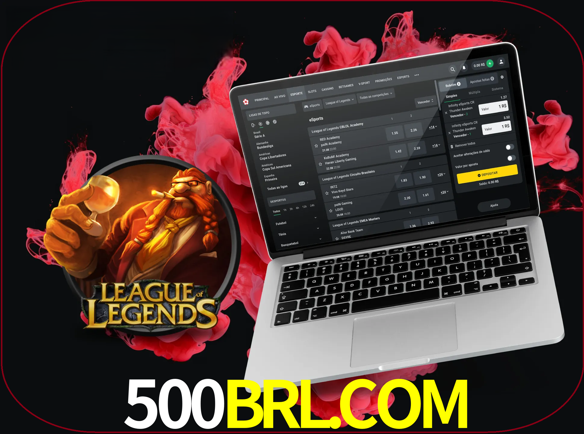 Se é um fã deste jogo, muitos torneios fantásticos que o vão surpreender estão disponíveis no 500brl.