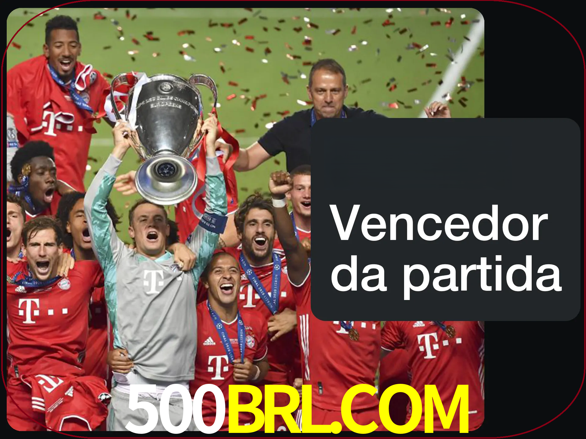 Aposte no vencedor e ganhe uma grande quantia de dinheiro.