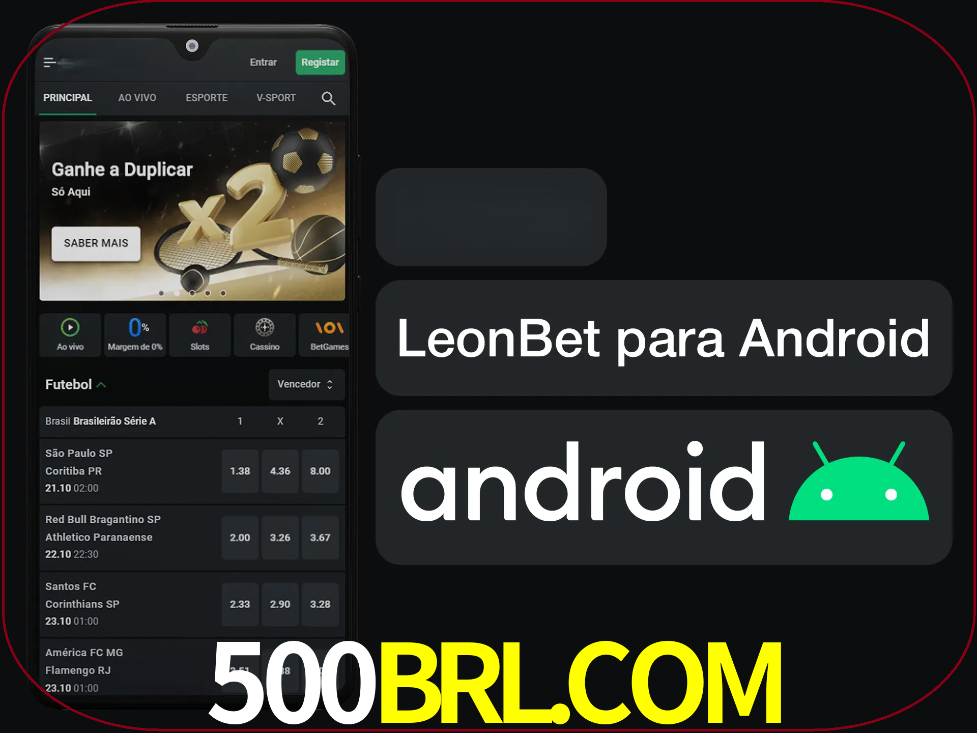 Adquira sua versão poket de LeonBet.